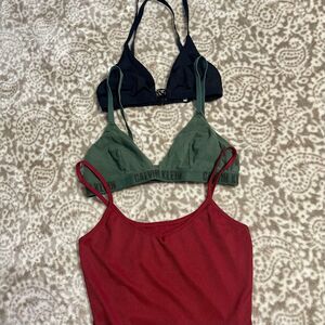 Comfort Bundle SzXS/S Victoria’s Secret 2 Bralette’s, tank, & Nightgown